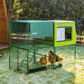 Airgu Style High Quality Garden Chicken Coop Chicken Pen (Color: Green)